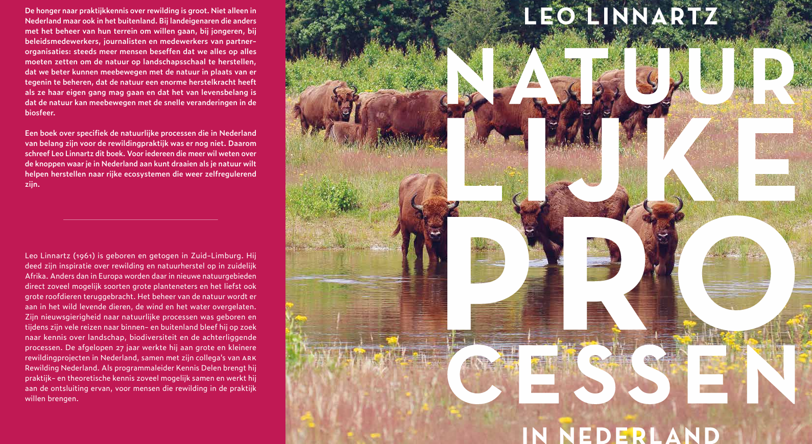 Boekomslag Natuurlijke Processen in Nederland Leo Linnartz Boekomslag Natuurlijke Processen in Nederland