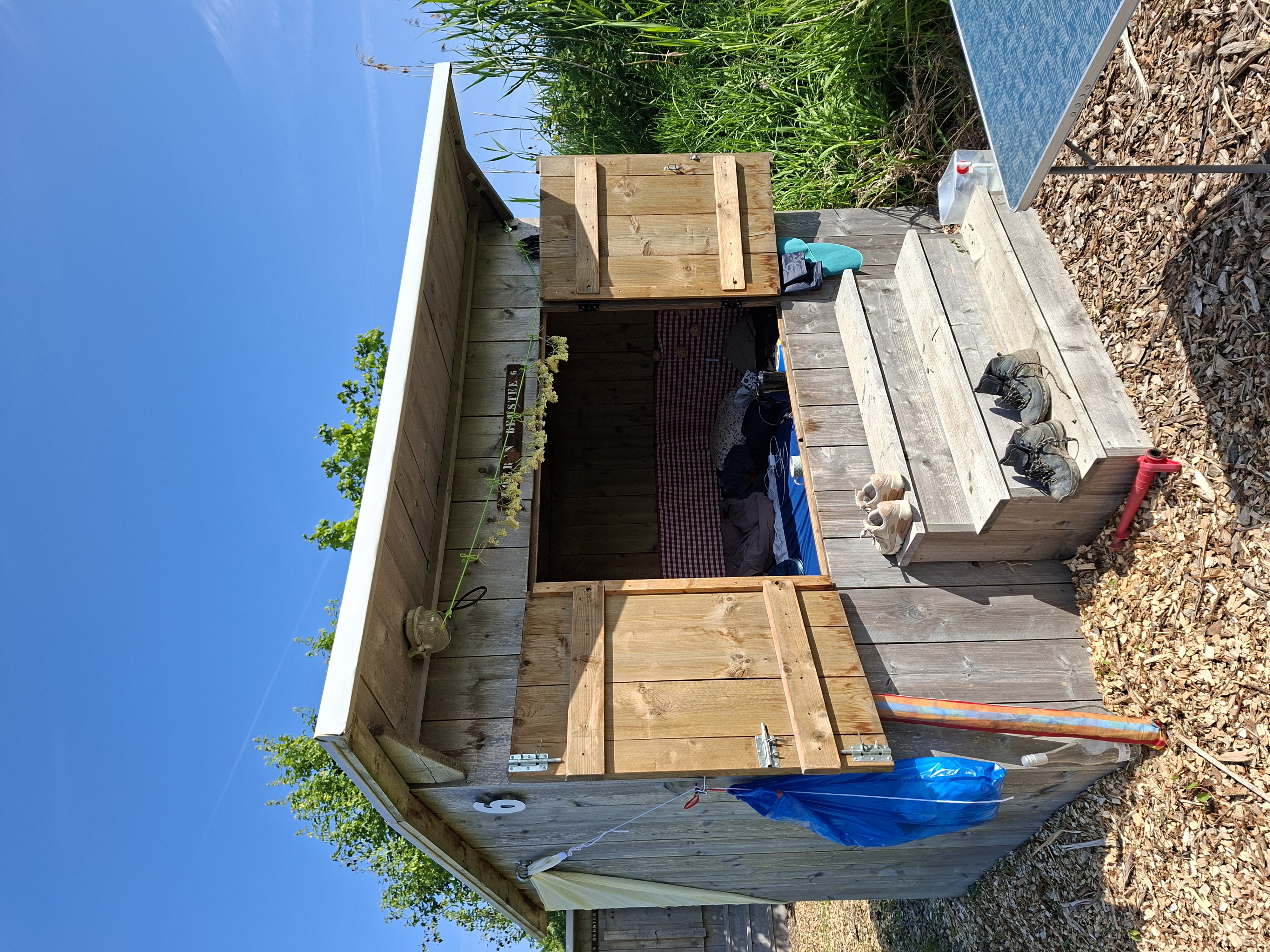 Hutje op camping Hazelaarshof