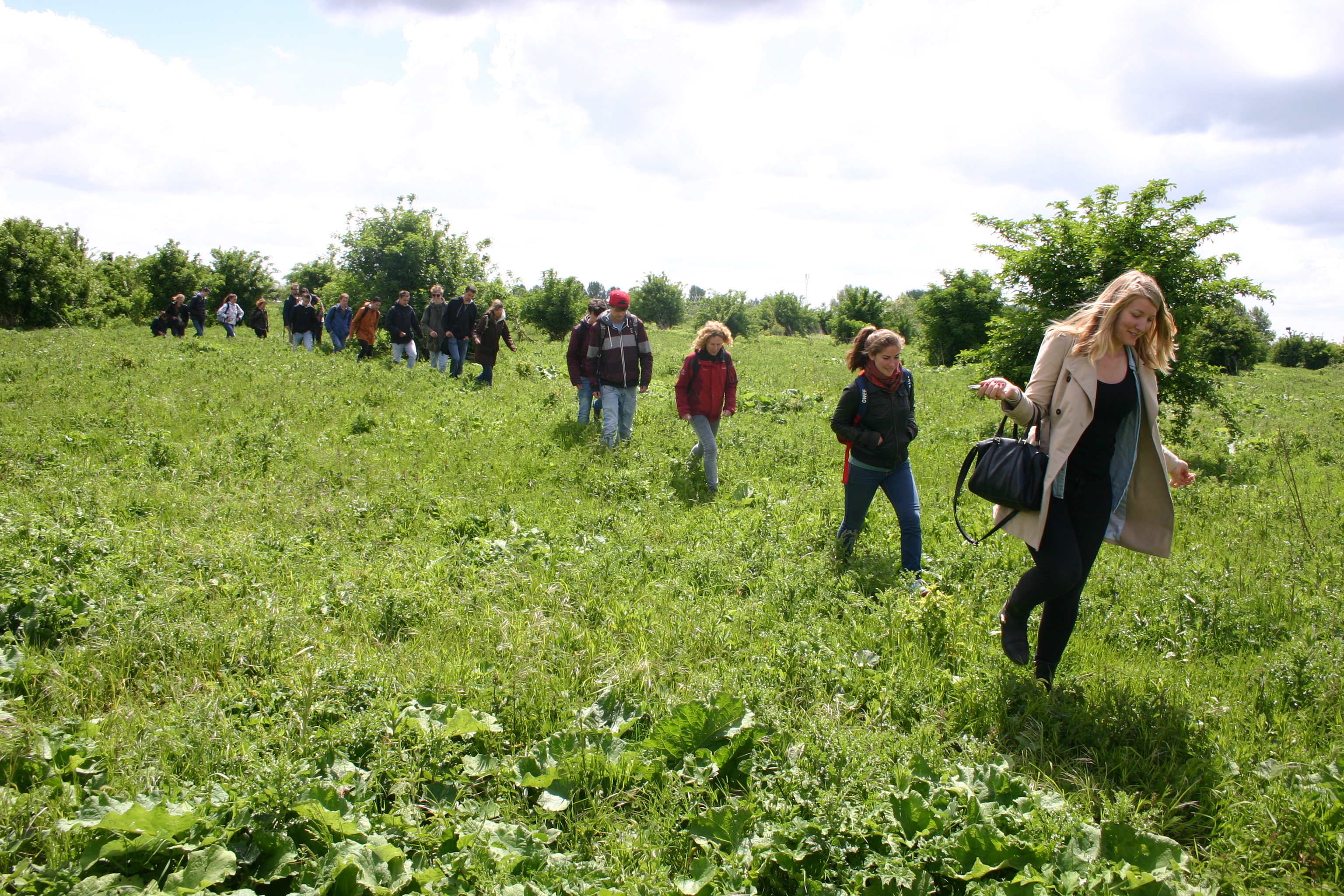 Delta Talent studenten op veldexpeditie