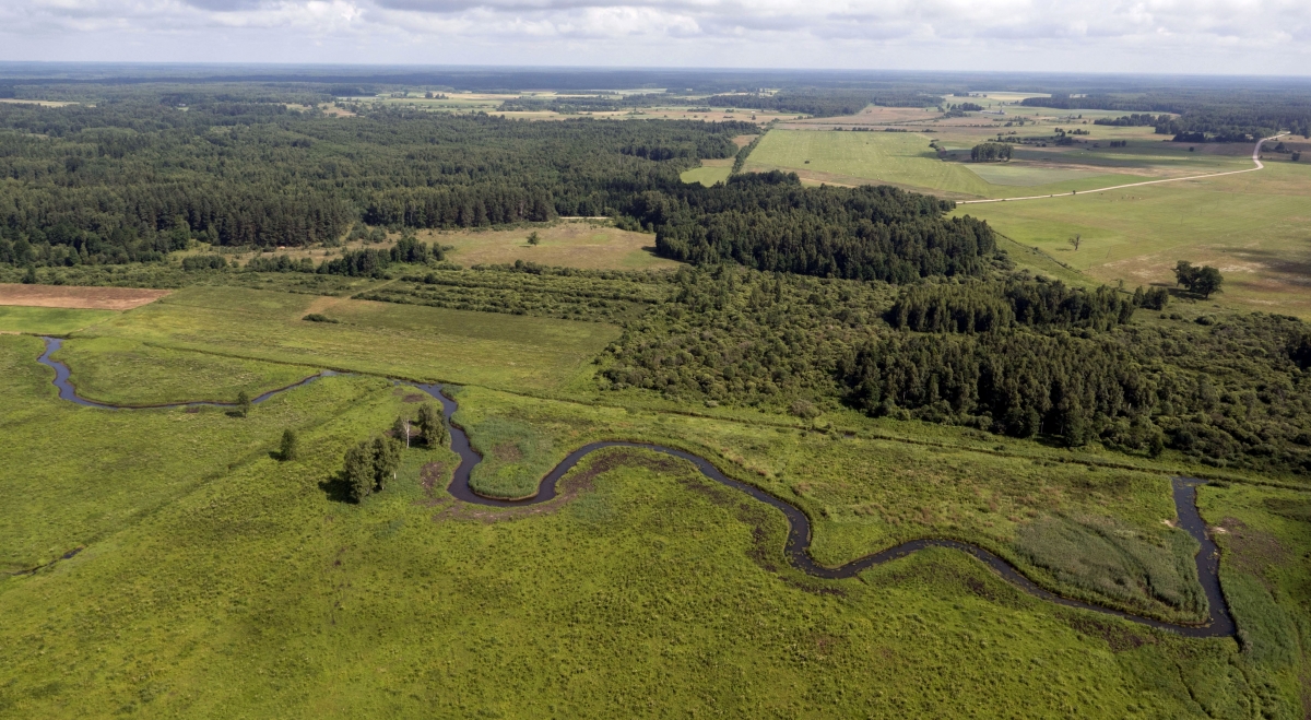 Luchtfoto Dviete