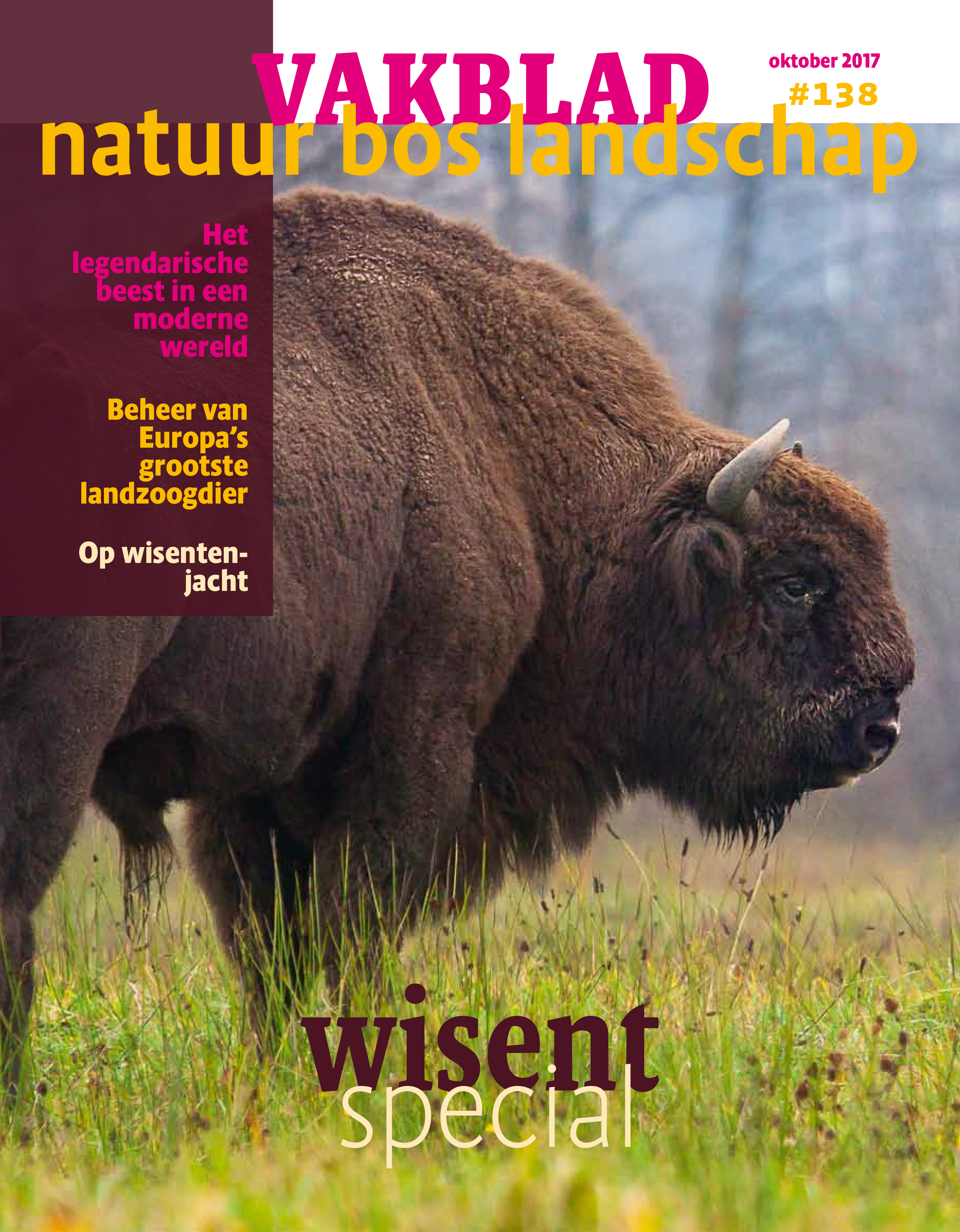 Vakblad Natuur Bos Landschap wisentspecial