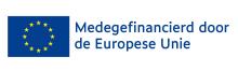 Logo van de Europese Unie met de vermelding daarbij dat dit project door de EU is medegefinancierd