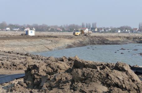 Graafwerkzaamheden in de Zuidpolder