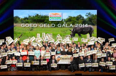 Groepsfoto Goed Geld Gala 2014